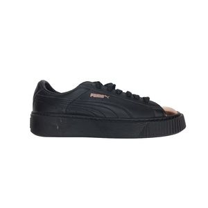 Puma Basket Platform Womens 8.5 Black/Rose Gold